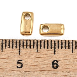 304ステンレススチールチャーム  文字L  イオンプレーティング（ip）  18KGP本金メッキ  文字I  7.5x2x3.5mm  穴：1.8mm&nbsp;STAS-C135-03I-G
