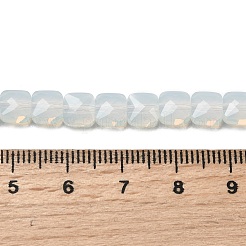 Imitation Jade Glass Beads Strands&nbsp;GLAA-L050-B07