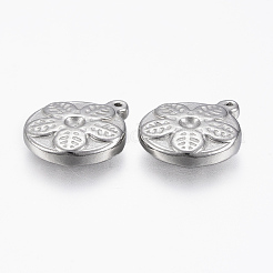 Tarnish Resistant 304 Stainless Steel Pendant Rhinestone Settings&nbsp;STAS-H420-59P
