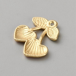 亜鉛合金チャーム  エナメル  ライトゴールド  チェリー  20x17x2mm  穴：1.2mm&nbsp;FIND-WH20026-052F