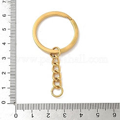 304 Stainless Steel Split Key Rings&nbsp;STAS-D127-04G