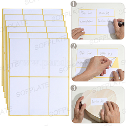15 Sheets Paper Stickers&nbsp;STIC-SP0001-20B
