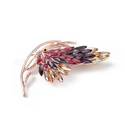 Rhinestone Butterfly Brooch Pin&nbsp;JEWB-P016-03LG-03