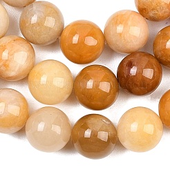 Natural Topaz Jade Beads Strands&nbsp;G-L648-A10-16mm