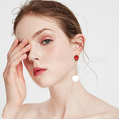20Pcs 5 Color Alloy Stud Earring Finding&nbsp;DIY-OC0010-09