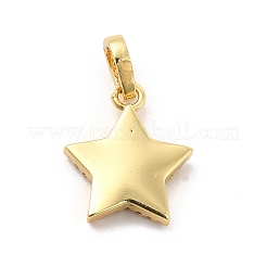 Brass Micro Pave Cubic Zirconia Pendants&nbsp;KK-C009-02A