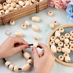Natural Wooden Beads&nbsp;WOOD-TA0001-48