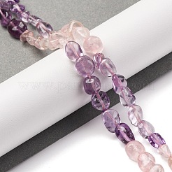 Natural Rose Quartz & Amethyst Beads Strands&nbsp;G-L610-B13-01