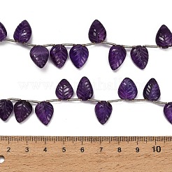 Natural Amethyst Carved Beads Strands&nbsp;GG-CBA0C95-E04-02