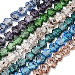 Handmade Gold Sand Lampwork Beads&nbsp;LA-T032-02M