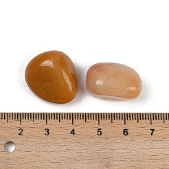 天然なトパーズのヒスイのビーズ  穴がない  ナゲット  タンブルストーン  7チャクラのバランスを整えるヒーリングストーン  クリスタルセラピー  瞑想  レイキ  花瓶フィラーの宝石  14~26x13~21x12~18mm  約130個/1000g&nbsp;G-M368-03B