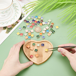 Square Porcelain Cabochons Sets&nbsp;PORC-WH0009-02