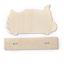 Natural Wood Display Decorations&nbsp;DJEW-O001-12