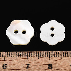 Freshwater Shell Buttons&nbsp;BUTT-T013-10