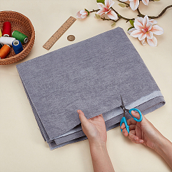 ポリエステルソファ生地  枕 クッション ソファアクセサリー  グレー  1000x1450mm&nbsp;DIY-WH0671-178A