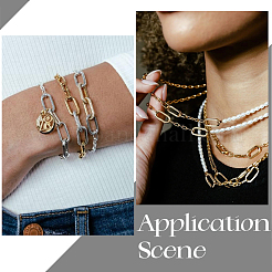 10Pcs 2 Colors Brass Spring Gate Rings&nbsp;KK-BBC0018-26A