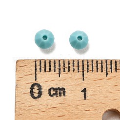 プレシオサ®クリスタルビーズ  チェコクリスタル  双円錐形(451 69 302 ロンデル)  ターコイズ63030個  4mm  穴：0.8mm&nbsp;X-PRC-BA4-63030