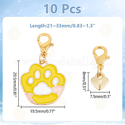 Alloy Pendant Stitch Markers&nbsp;HJEW-AB00597