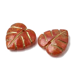 Painted Glass Beads Strands&nbsp;GLAA-Z021-07D