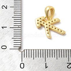 925 Sterling Silver Micro Pave Clear Cubic Zirconia Pendants&nbsp;STER-Z012-06G-11