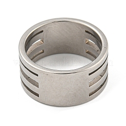 201 Stainless Steel Rings&nbsp;X-RJEW-A034-10P-1