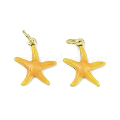 Brass Enamel Pendants&nbsp;KK-I358-001G-A