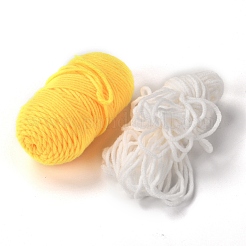 DIY Cotton Cup Mat Punch Needle Kits&nbsp;DIY-K032-38B