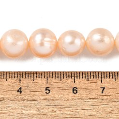 Natural Cultured Freshwater Pearl Beads Strands&nbsp;PEAR-I007-07S-02