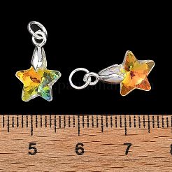 AB Color Plated Glass Pendants&nbsp;PALLOY-JF05682