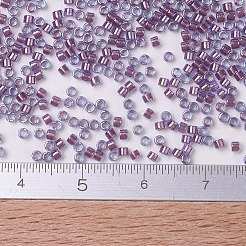 MIYUKIデリカビーズ  シリンダー  日本製シードビーズ  11/0  （db0922)輝くオーキッドライニングアクア  1.3x1.6mm  穴：0.8mm  約10000個/袋  50 G /袋&nbsp;SEED-X0054-DB0922