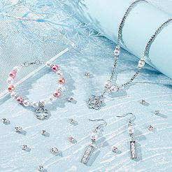 真鍮製A級ラインストーンスペーサービーズ  正方形  ニッケルフリー  クリスタル  銀  5x5x2.5mm  穴：1mm&nbsp;RSB071NF-01S