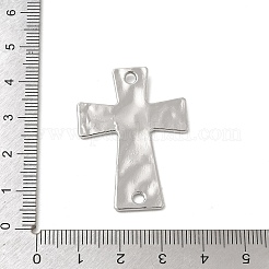 Alloy Textured Religion Cross Links Connector Charms&nbsp;FIND-Z127-01P-03
