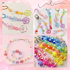 400Pcs Transparent Acrylic Beads&nbsp;MACR-SP0001-20