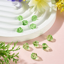10Pcs Glass Imitation Austrian Crystal Beads&nbsp;GLAA-TADJ0001-11E