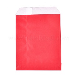 環境に優しいクラフト紙袋  ギフトバッグ  ショッピングバッグ  長方形  レッド  18x13x0.02cm&nbsp;AJEW-M207-C01-08