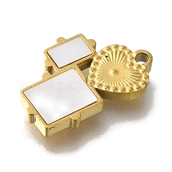 Ion Plating(IP) 304 Stainless Steel Manual Polishing Charms&nbsp;STAS-M059-05G-02