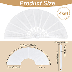 Cloth Hand Held Fan&nbsp;DIY-WH0579-95A