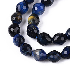 Natural Dyed Tiger Eye Beads Strands&nbsp;G-T142-87B