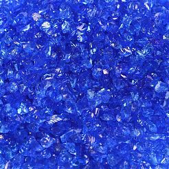 Transparent Electroplate Crushed Glass Craft&nbsp;GLAA-F123-10