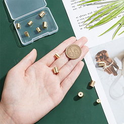 12Pcs 2 Style Brass Drawbench Beads&nbsp;KK-PH0005-14