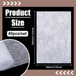 Non-woven Fabrics Double-sided Hot Melt Adhesive Film&nbsp;DIY-WH0558-07