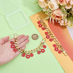 2Pcs 2 Styles Aluminum Chains Bag Extender Chains&nbsp;HJEW-PH02050