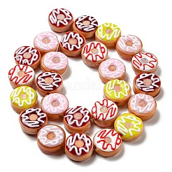 Handmade Lampwork Enamel Beads Strands&nbsp;LAMP-A001-F03