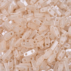 MIYUKIクォーターティラビーズ  日本製シードビーズ  2穴  （qtl2365)アンティークレースセイロン  5x1.2x1.9mm  穴：0.8mm  約4800個/100g&nbsp;SEED-J020-QTL2365