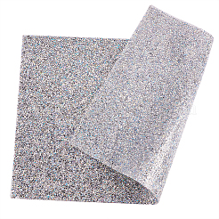ホットメルトガラスラインストーンのりシート  布袋や靴のトリミング用  クリスタルAB  40x24cm&nbsp;RB-BC0001-01A