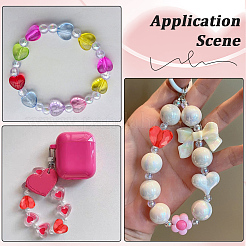 70Pcs Transparent Acrylic Beads&nbsp;OACR-PA0001-83