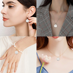 16Pcs 8 Style 201 Stainless Steel Charms&nbsp;STAS-SC0002-22AS