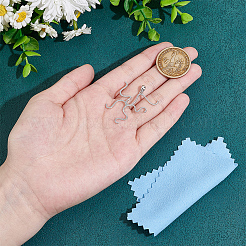 1個925スターリングシルバーブランクペンダントカボションセッティング  クローペンダントセッティング  プラチナ  32x26x1mm  穴：3x6mm&nbsp;STER-BC0002-44P