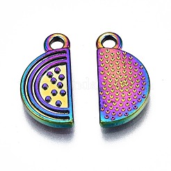 Rainbow Color Alloy Pendants&nbsp;PALLOY-S180-218-NR