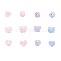 240Pcs 12 Style Opaque Acrylic Beads&nbsp;MACR-FS0001-05